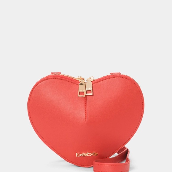 Bebe Red Heart-Shaped Women's Bag - Picture 5 of 6